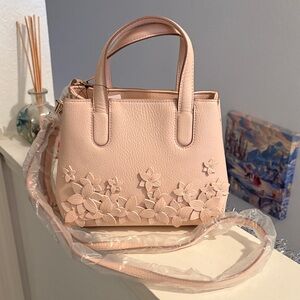 *NEW LC Lauren Conrad Baby Pink Blush Tote Bag/Purse